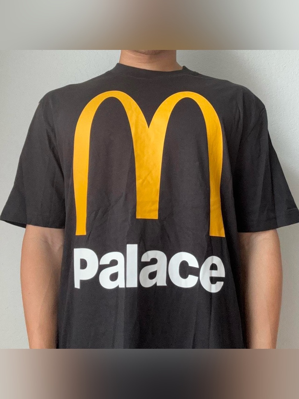 Palace x McDonald's Exclusive Graphics Black Tee Shirt